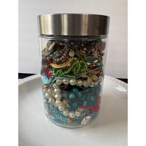 Jar Full of Craft Beads